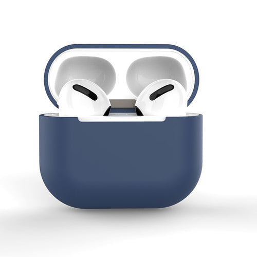 Case for AirPods 2 / AirPods 1 silicone soft cover for headphones blue (case C) — Hurtel