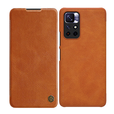 Nillkin Qin Case Case for Xiaomi Redmi Note 11T 5G / Note 11S 5G / Note 11 5G (China) / Poco M4 Pro 5G Camera Cover Holster C