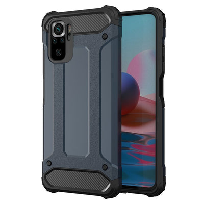 Hybrid Armor Case Tough Rugged Cover for Xiaomi Redmi Note 11T 5G / Redmi Note 11S 5G / Poco M4 Pro 5G blue — Hurtel