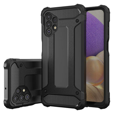 Hybrid Armor Case Tough Rugged Cover for Samsung Galaxy A73 blue — Hurtel