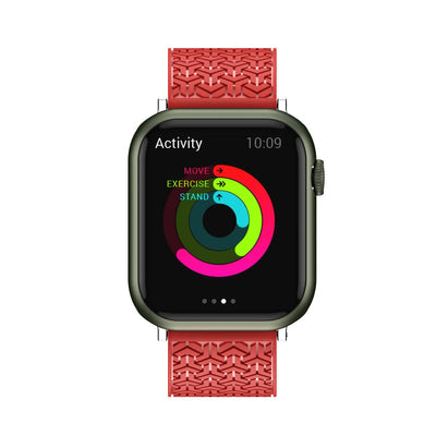 Watch Strap Y Watchband Bracelet for Apple Watch 42 / 44 / 45 mm - Red — Hurtel