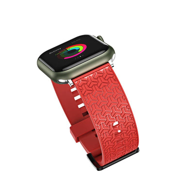Watch Strap Y Watchband Bracelet for Apple Watch 42 / 44 / 45 mm - Red — Hurtel