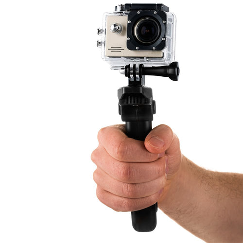 Mount with a mini tripod for GoPro SJCAM action cameras black — Hurtel