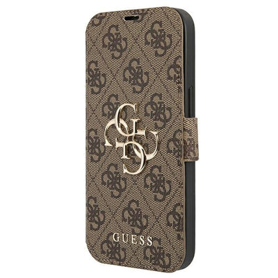 Guess GUBKP13X4GMGBR iPhone 13 Pro Max 6.7" brown/brown book 4G Big Metal Logo
