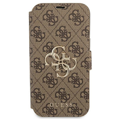 Guess GUBKP13X4GMGBR iPhone 13 Pro Max 6.7" brown/brown book 4G Big Metal Logo