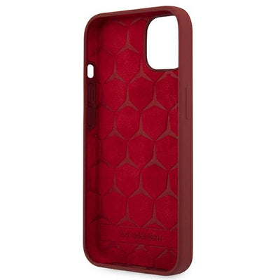 Mercedes Silicone Line iPhone 13 Case - Red