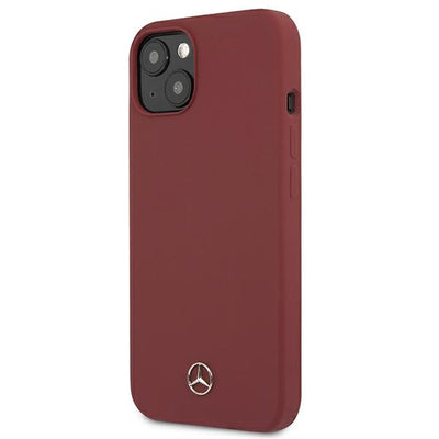 Mercedes Silicone Line Case for iPhone 13 mini - Red