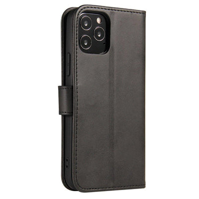 Magnet Case elegant case case cover with a flap and stand function Poco M4 Pro 5G black — Hurtel
