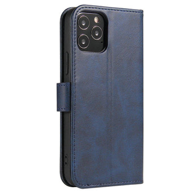 Magnet Case elegant case case cover with a flap and stand function Poco M4 Pro 5G blue — Hurtel