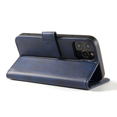 Magnet Case elegant case case cover with a flap and stand function Poco M4 Pro 5G blue — Hurtel