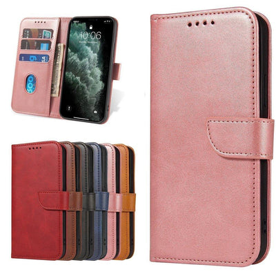 Magnet Case elegant case case cover with a flap and stand function Poco M4 Pro 5G pink — Hurtel