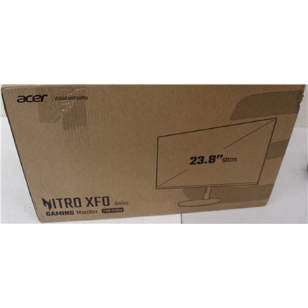 SALE OUT. Acer Nitro XF240Y 69cm 23.8'' FHD IPS 240Hz Zero Frame FC 16:9 1ms/0.5ms(GTG, Min.) 250nits 2xHDMI(2.0) DP(1.4