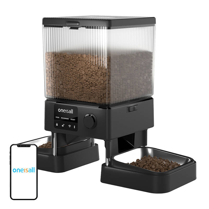 Automatic double pet feeder WiFi Oneisall - Image 1