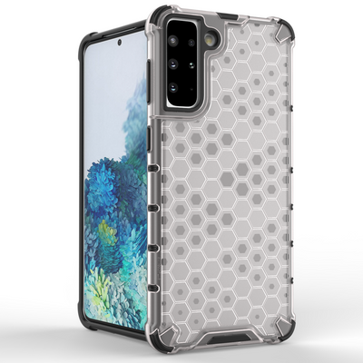 Honeycomb case armored cover with a gel frame for Samsung Galaxy S22 + (S22 Plus) blue — Hurtel
