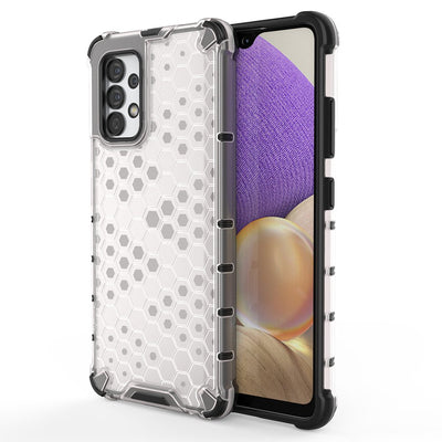 Honeycomb case armored cover with a gel frame for Samsung Galaxy A13 5G transparent — Hurtel