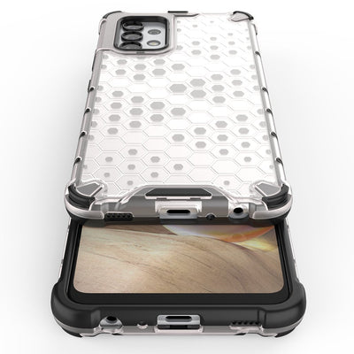 Honeycomb case armored cover with a gel frame for Samsung Galaxy A13 5G transparent — Hurtel