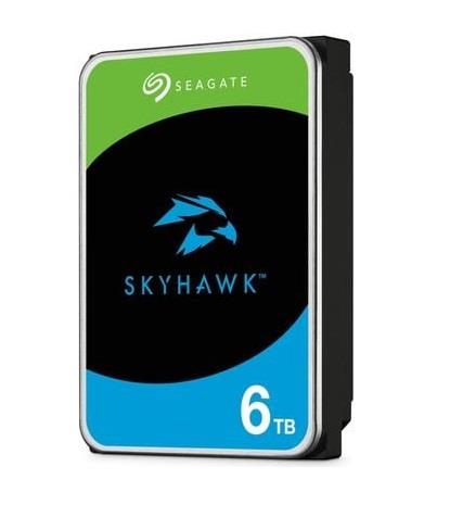 HDD SEAGATE SkyHawk 6TB SATA 256 MB 5400 rpm Discs/Heads 4/8 3,5" ST6000VX009