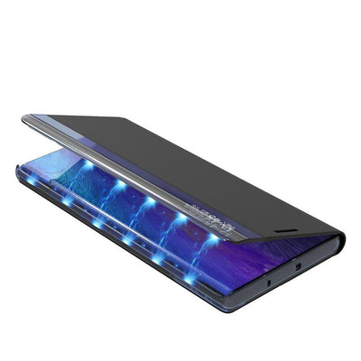 New Sleep Case cover with a stand function for Samsung Galaxy A73 black — Hurtel