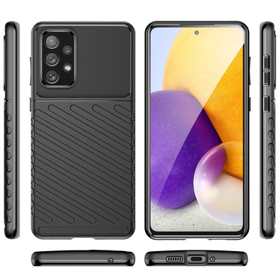Thunder Case flexible armored cover for Samsung Galaxy A73 black — Hurtel