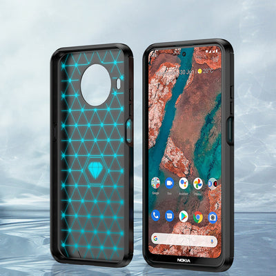 Carbon Case Flexible cover for Nokia X100 black — Hurtel