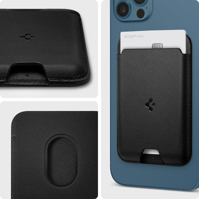 Spigen Valentinus Magnetic Wallet with MagSafe - Black