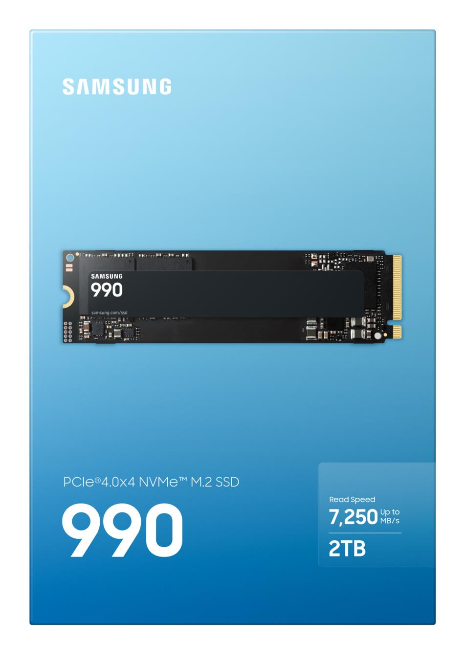 SSD SAMSUNG Box MTBF 1500000 h Read speed 7250 MB/s Write speed 6450 MB/s NVMe Yes PCI Express 4.0 M.2 2000 GB MZ-V9V2T0BW