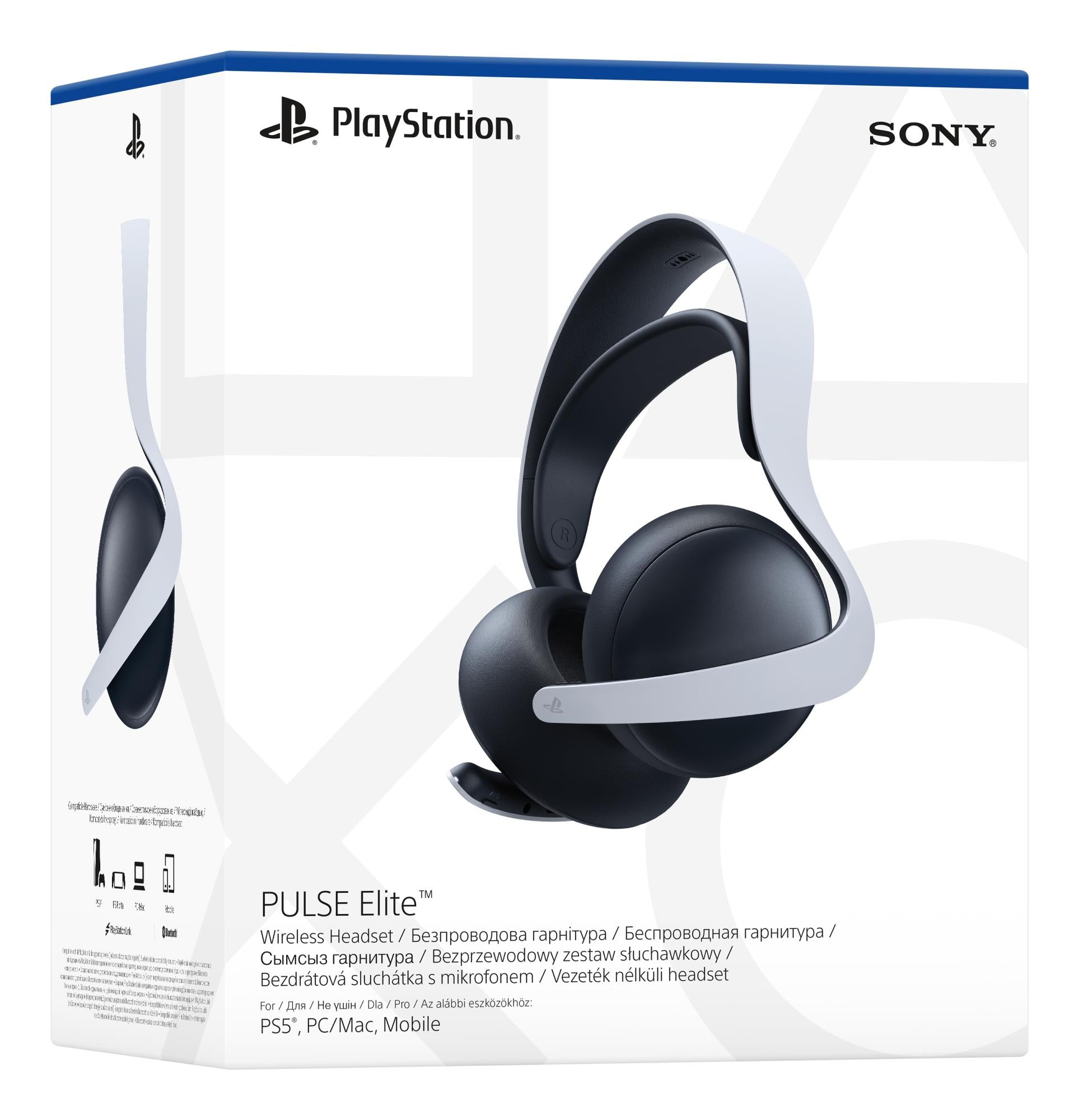 HEADSET WRL PULSE ELITE /PS5/WHITE/BLACK 711719572985 SONY