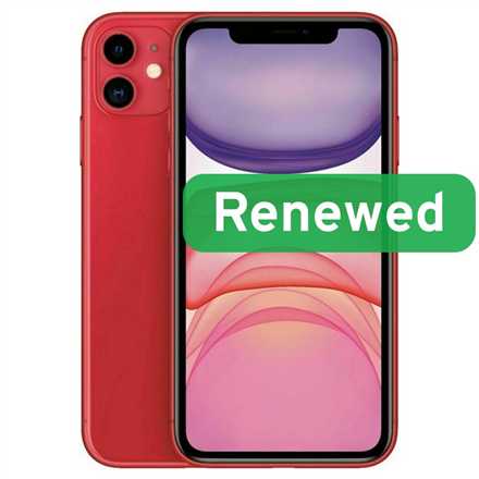 Apple Renewed | Grade C | iPhone 11 | 64 GB | Red | LTE | O