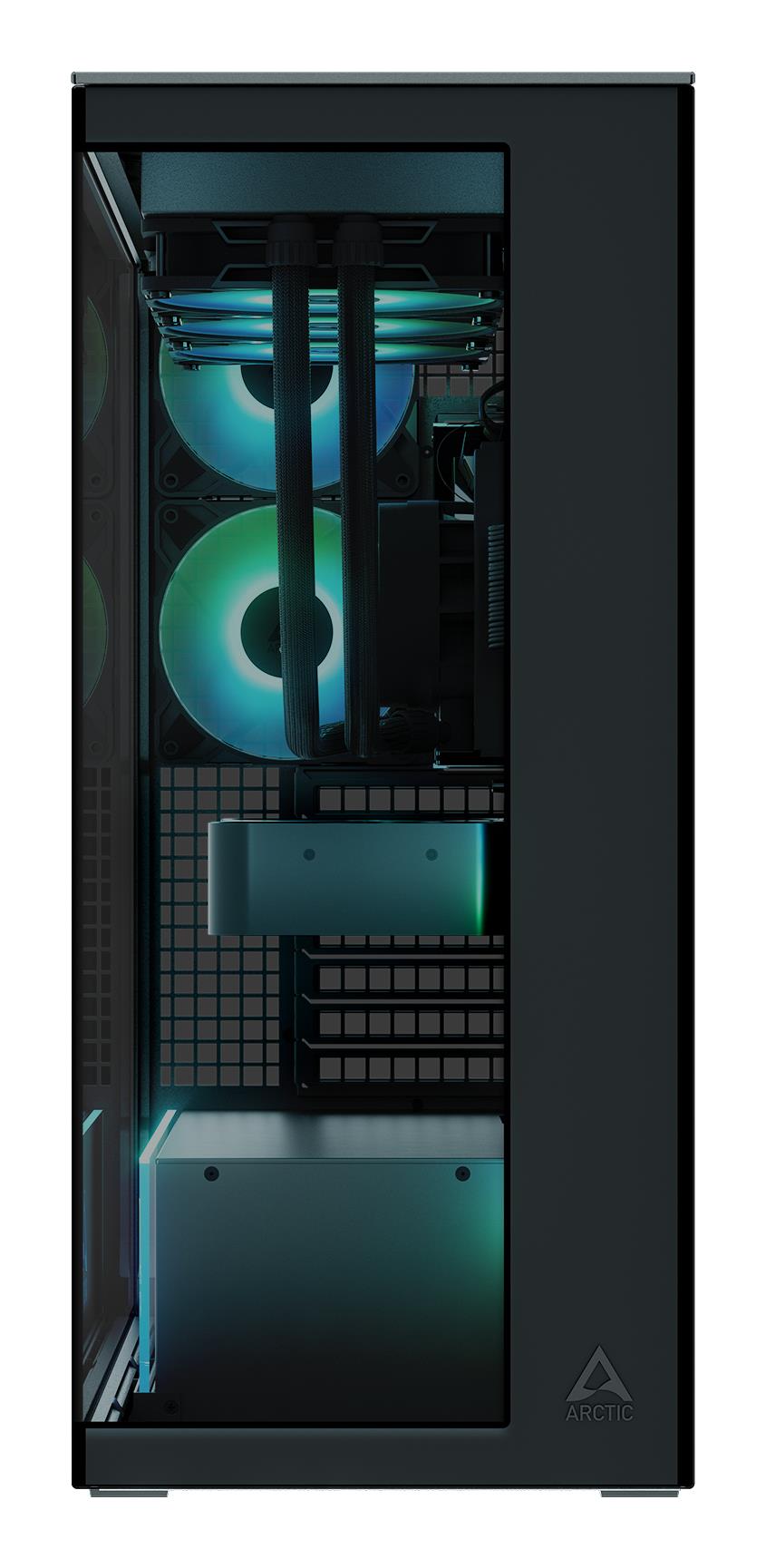 Case ARCTIC EATX Black Midi Tower PC ACPCC00015A