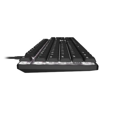 Natec Amberjack | Keyboard | Wired | US | Linear | White backlight, Hot-swappable switches, Anti-ghosting, Built-in memo