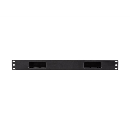 Lanberg 19" Cable managmement 1U, Type A, Plastic | AK-1703-B | Black
