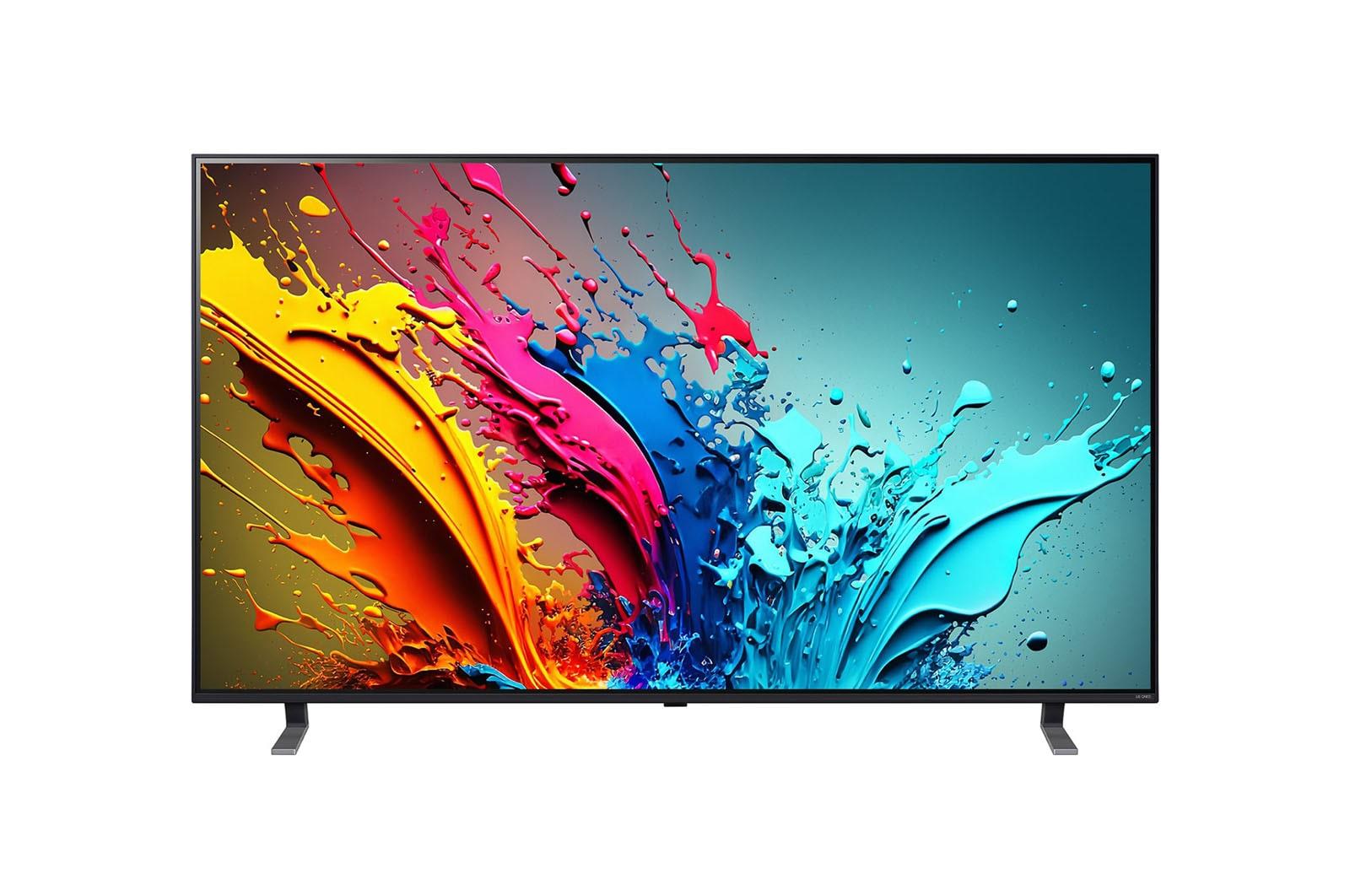 TV Set LG 75" 4K/Smart 3840x2160 Wireless LAN Bluetooth webOS 75QNED85T3C