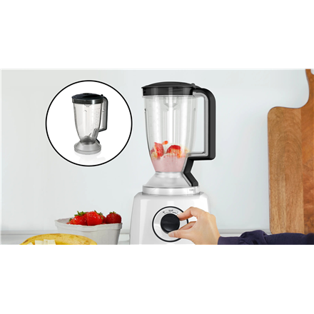 Bosch Food Processor | MCM3230W MultiTalent 3 | 800 W | Number of speeds 2 | Bowl capacity 2.3 L | White