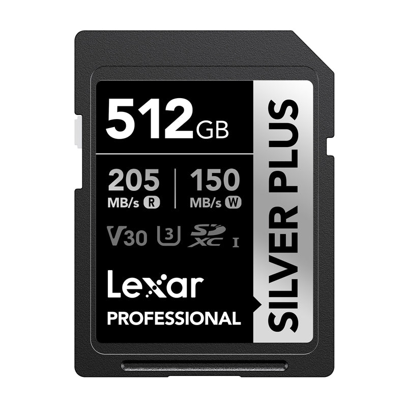Lexar Professional SILVER PLUS SDXC 512GB memory card - Image 1