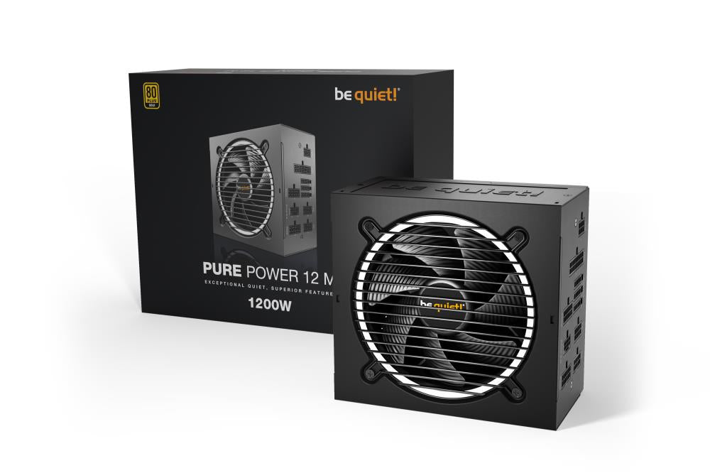 Power Supply BE QUIET 1200 Watts Peak Power 1250 Watts Efficiency 80 PLUS GOLD PFC Active MTBF 100000 hours BN346