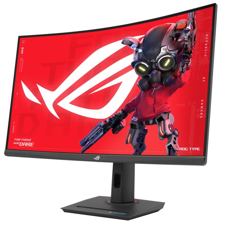 LCD Monitor ASUS ROG Strix XG32WCMS 31.5" Gaming/Curved Panel VA 2560x1440 16:9 280Hz 1 ms Swivel Pivot Height adjustable Tilt 90LM09X0-B01970