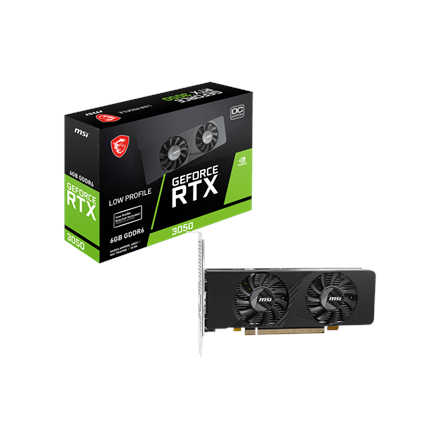 MSI GeForce RTX 3050 LP E 6G OC | NVIDIA | 6 GB | GeForce RTX 3050 | GDDR6 | HDMI ports quantity 2 | PCI Express Gen 4 x