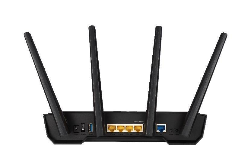 Wireless Router ASUS Wireless Router 3000 Mbps Mesh Wi-Fi 5 Wi-Fi 6 IEEE 802.11a/b/g IEEE 802.11n USB 3.1 1 WAN 4x10/100/1000M Number of antennas 4 TUF-AX3000