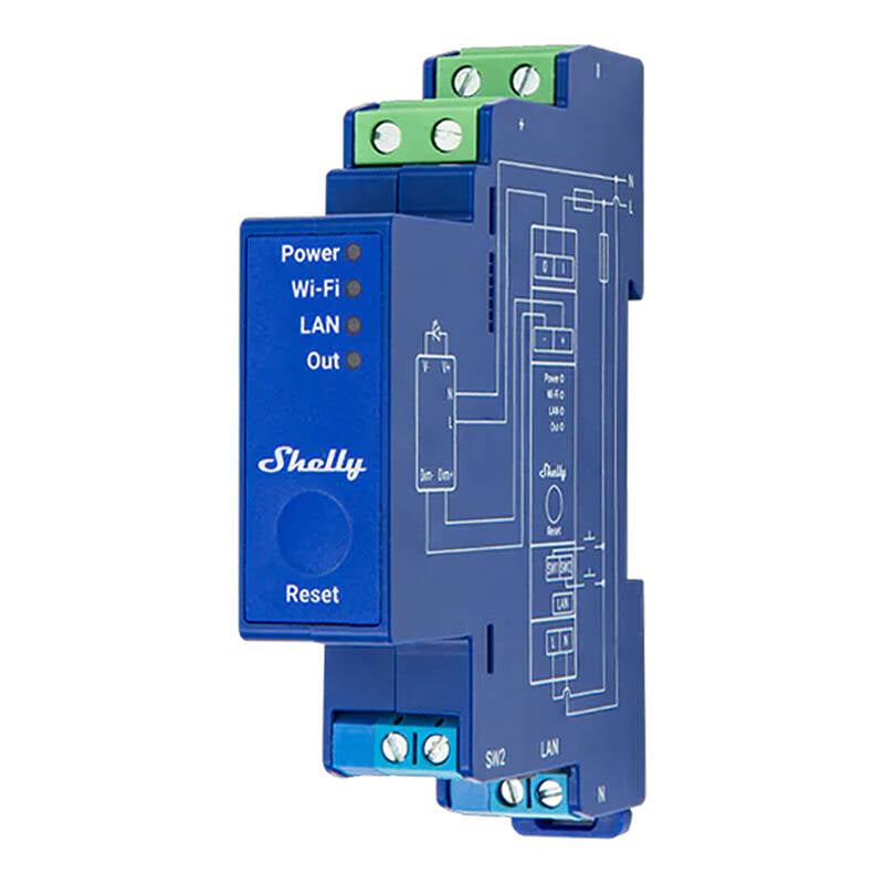 Shelly Pro Dimmer 0/1-10V PM Lighting Controller, WiFi/Bluetooth - Image 1