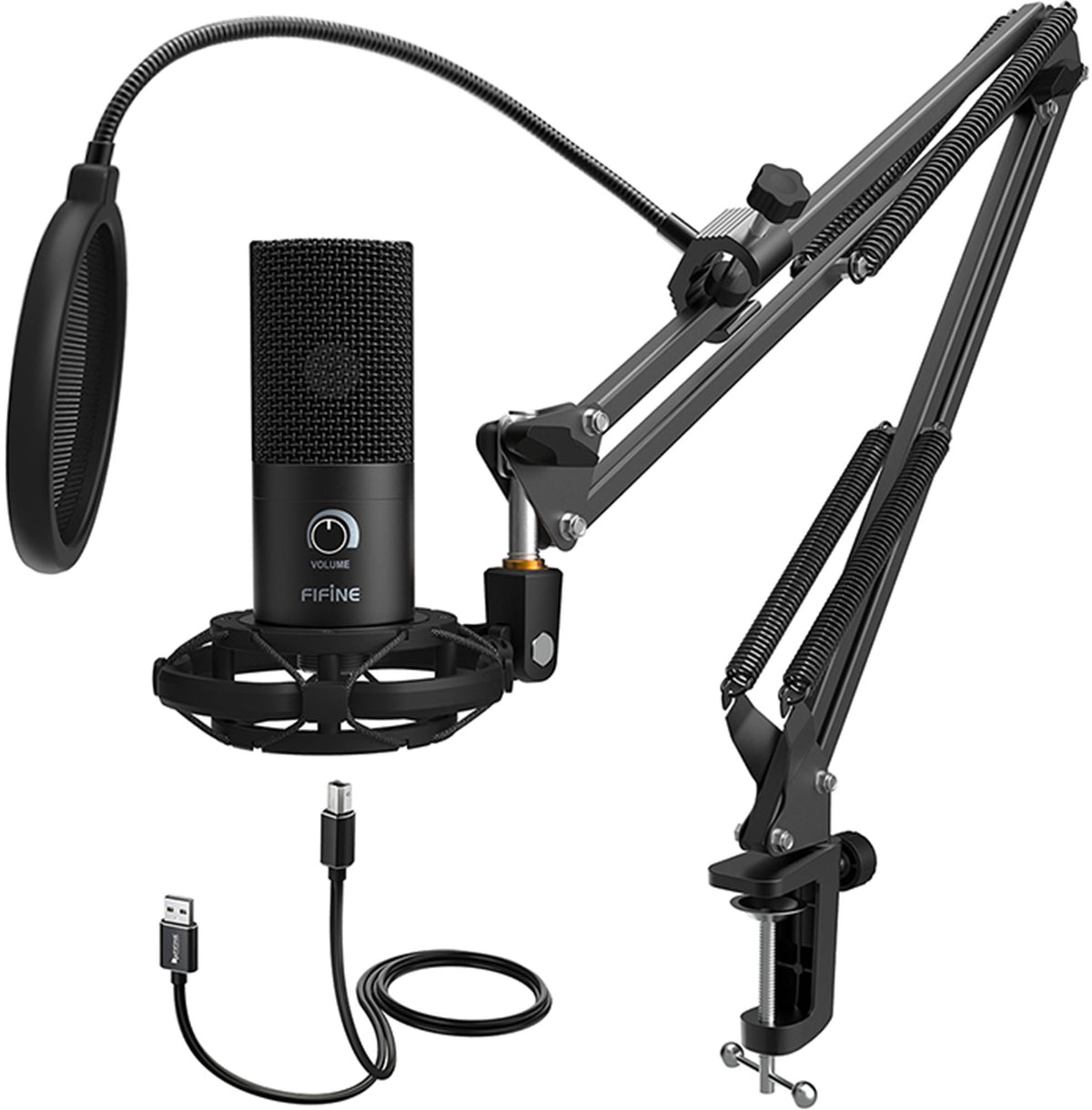 Fifine T669 studio microphone (black) - Image 1