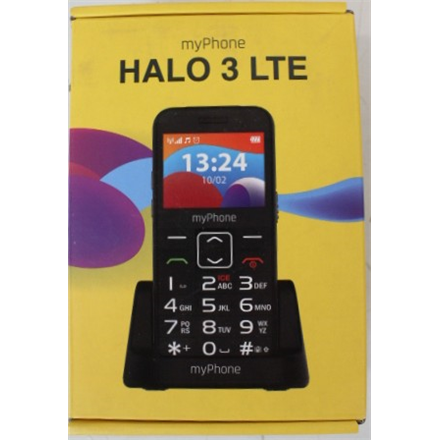 SALE OUT. myPhone HALO 3 LTE (Black) Single SIM 2.31" IPS 240x320/128MB/64MB RAM/SD Card/4G LTE | myPhone HALO | 3 LTE |