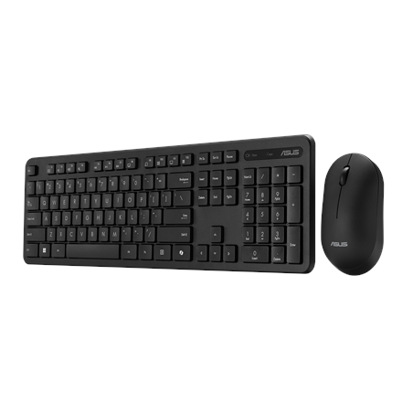 Asus CW100 | Keyboard and Mouse Set | Wireless | Russian | Black