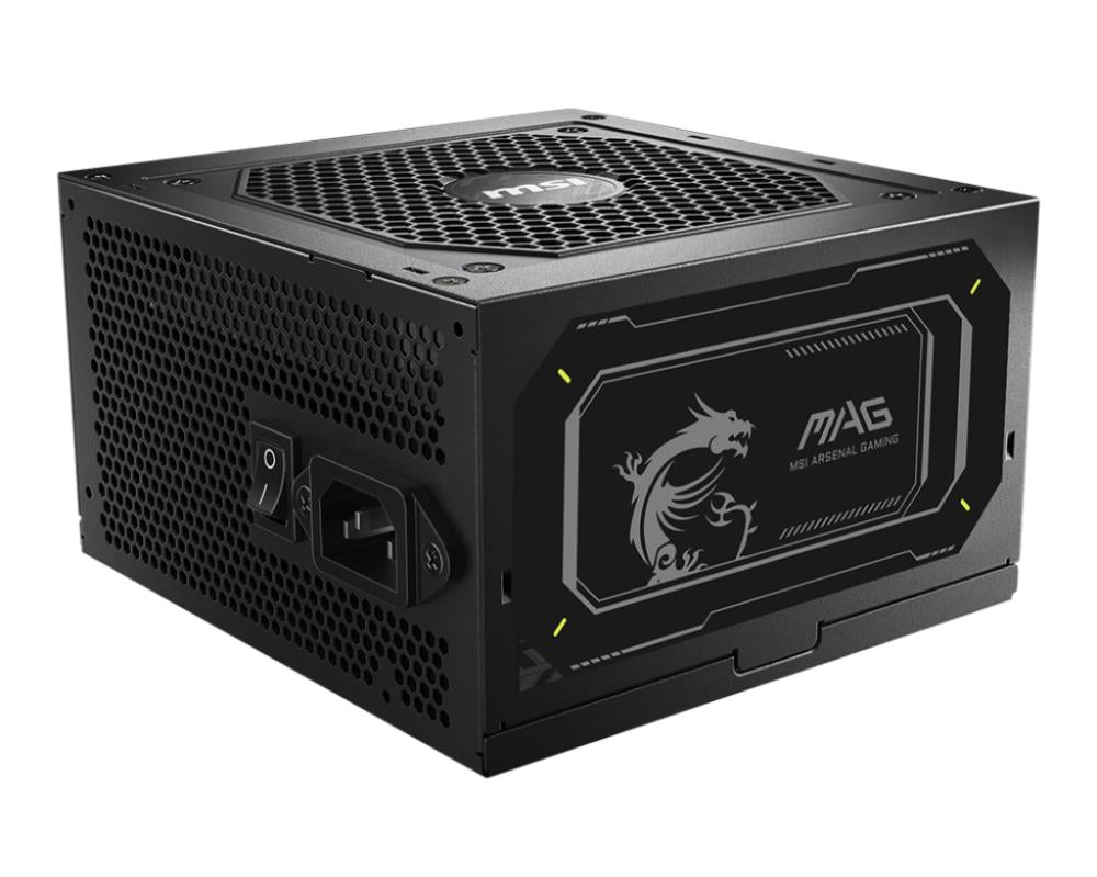 Power Supply MSI MAG A750GL PCIE5 II 750 Watts Efficiency 80 PLUS GOLD PFC Active MAGA750GLPCIE5II
