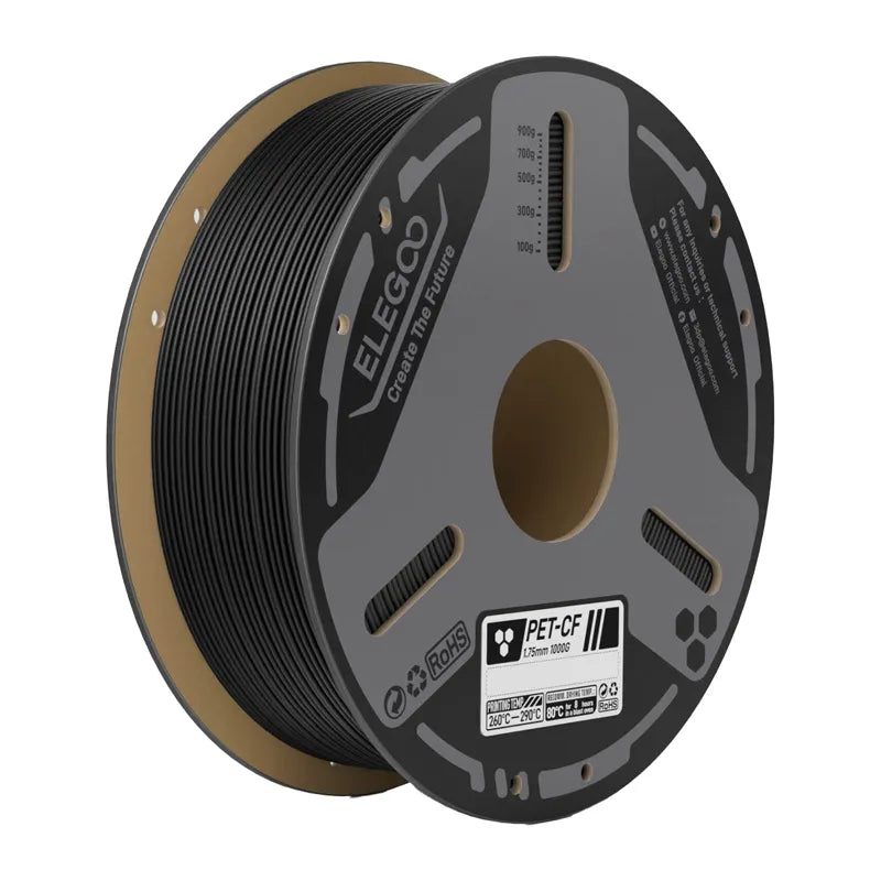 ELEGOO PETG-CF Filament (Black) 1KG - Image 2