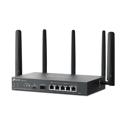 TP-LINK | Omada 4G+ Cat6 AX3000 Gigabit VPN Router | ER706W-4G | 802.1q | 10/100/1000 Mbit/s | Mesh Support Yes | MU-MiM