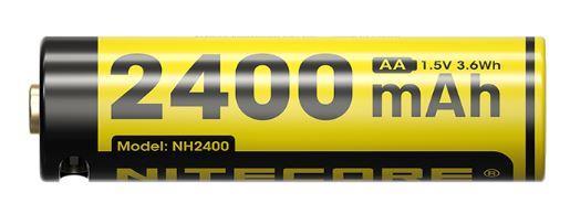 BATTERY RECH. LI-ION AA 1.5V/NH2400 2PCS NITECORE