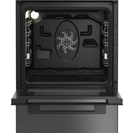 Whirlpool Cooker | W5I8LCSTA | Hob type Induction | Oven type Electric | Anthracite | Width 50 cm | Depth 60 cm | Energy