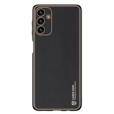 Dux Ducis Yolo elegant cover made of ecological leather for Samsung Galaxy A13 5G black
