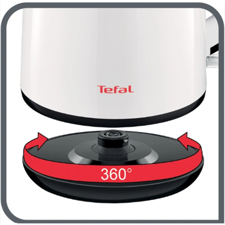 Tefal Safe Tea KO261130 Kettle, White | TEFAL