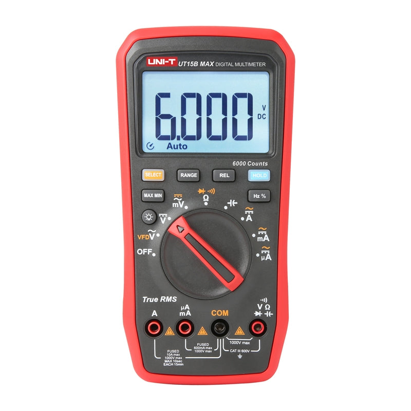 Uni-T True RMS UT15B MAX Digital Multimeter - Image 1